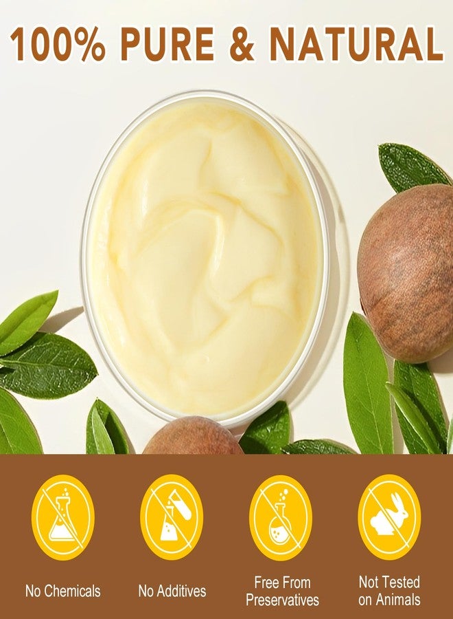 ZODENIS Shea Butter Raw 100% Pure for Hair and Body, Natural Moisturizer Unrefined to Make Lotion for Extremely Dry Skin, DIY Lip Balm, Body Butter and Shea Butter Soap - Image 3